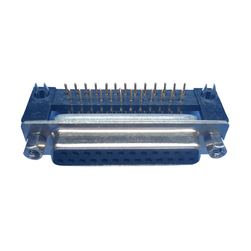 D-SUB 90度母PCB鎖合Z字片鎖4.8螺絲 無(wú)磁